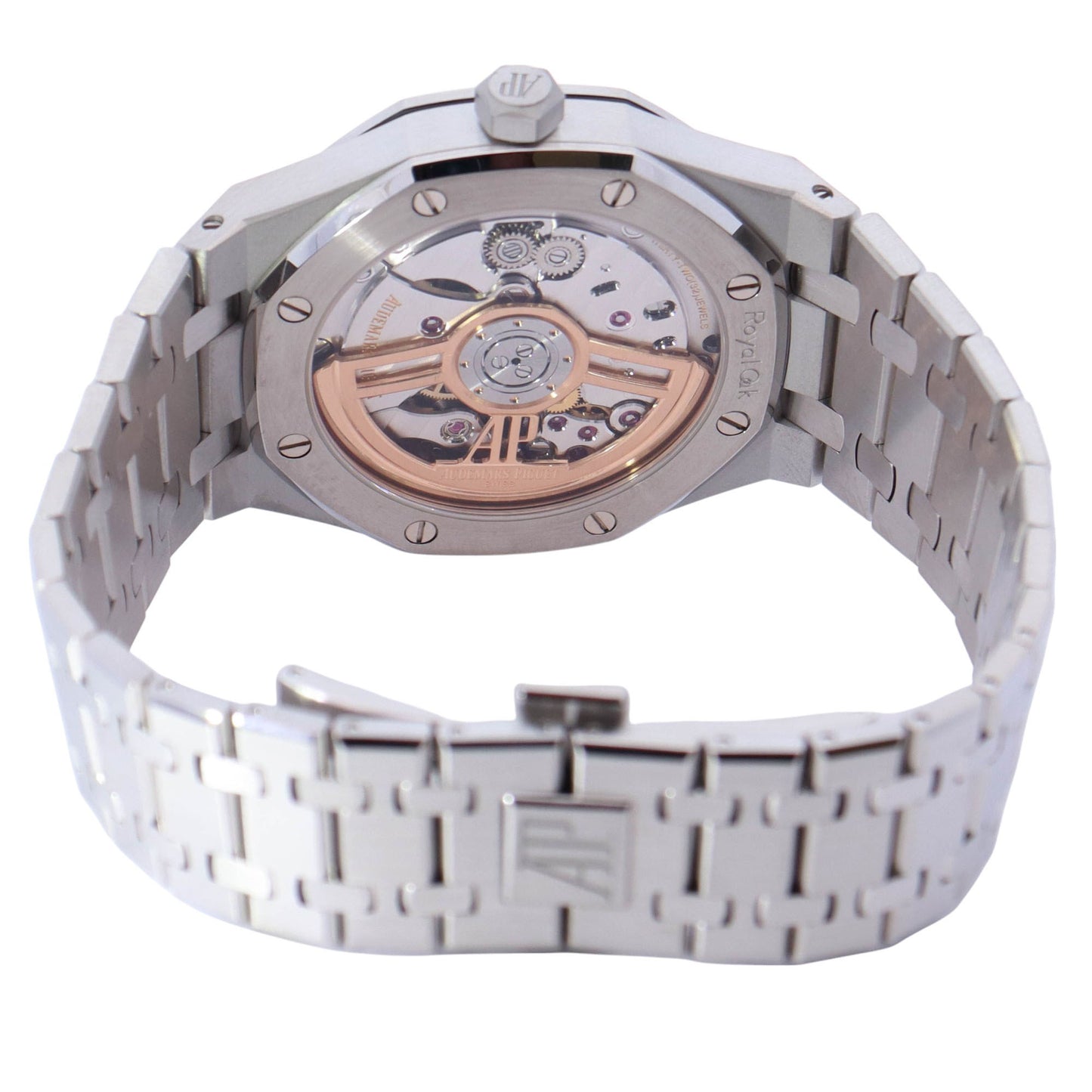 Audemars Piguet Royal Oak 41mm Stainless Steel Blue Stick Dial Watch Reference# 15510ST.OO.1320ST.06 - Happy Jewelers Fine Jewelry Lifetime Warranty