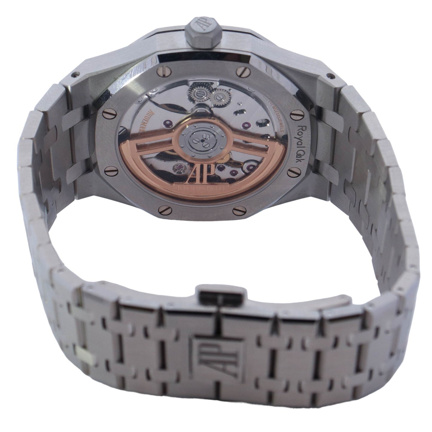 Audemars Piguet  Royal Oak Stainless Steel 41mm Black Stick Dial Watch Reference# 15510ST.OO.1320ST.07 - Happy Jewelers Fine Jewelry Lifetime Warranty