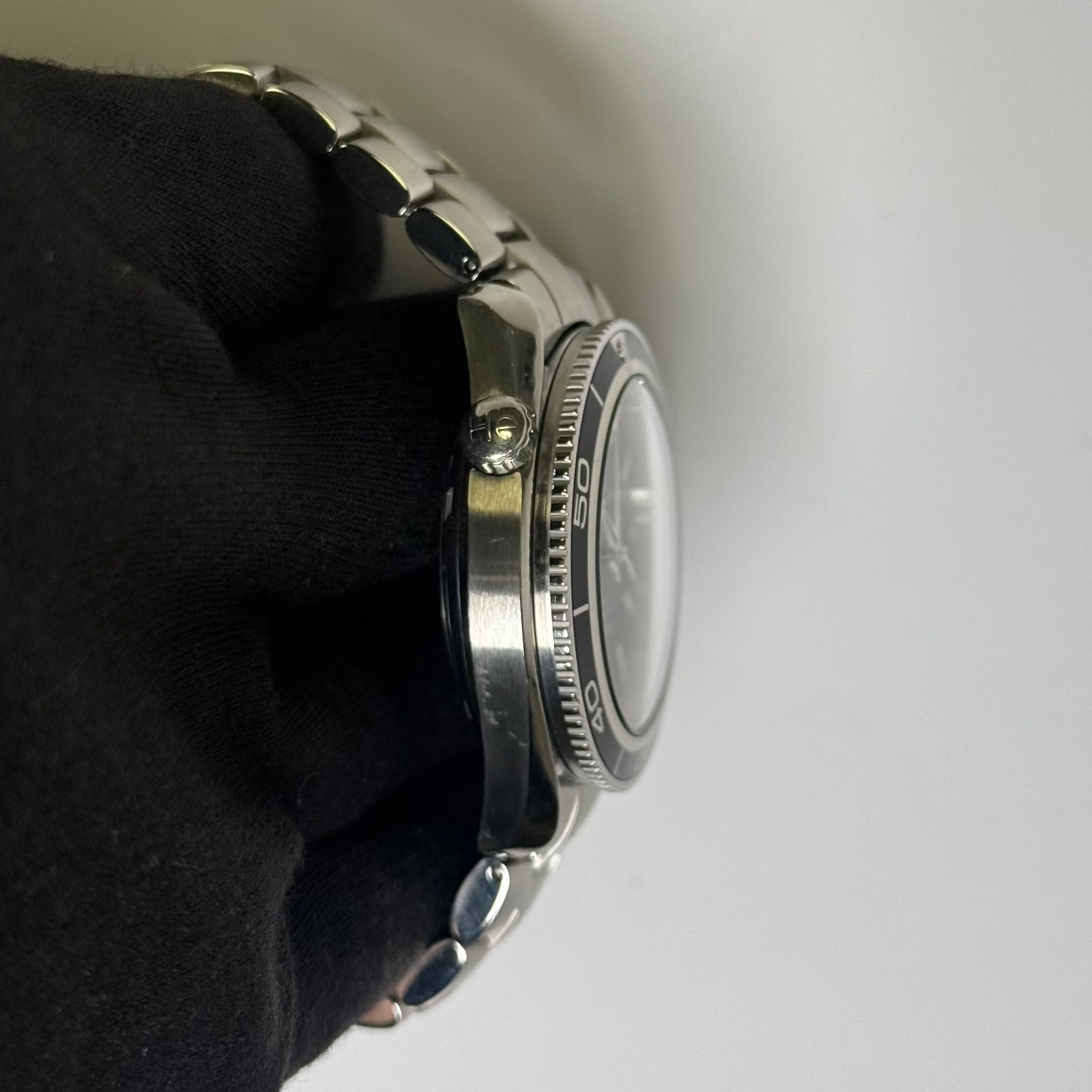 Omega Seamaster Planet Ocean Stainless Steel 42mm Black Stick Dial Watch Ref# 2200.50.00