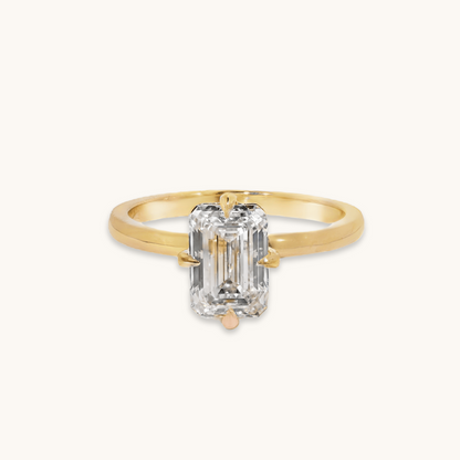 2.04 Emerald Lab Diamond Engagement Ring - Happy Jewelers Fine Jewelry Lifetime Warranty