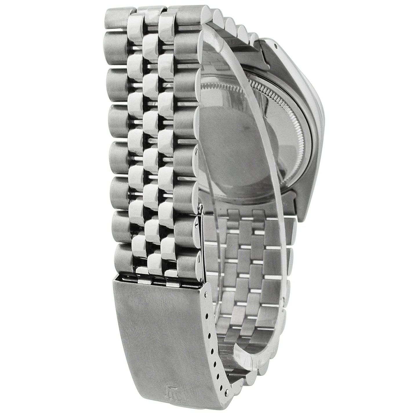 Rolex Datejust Stainless Steel 36mm Factory Diamond Dot Dial Watch Reference# 16014 - Happy Jewelers Fine Jewelry Lifetime Warranty
