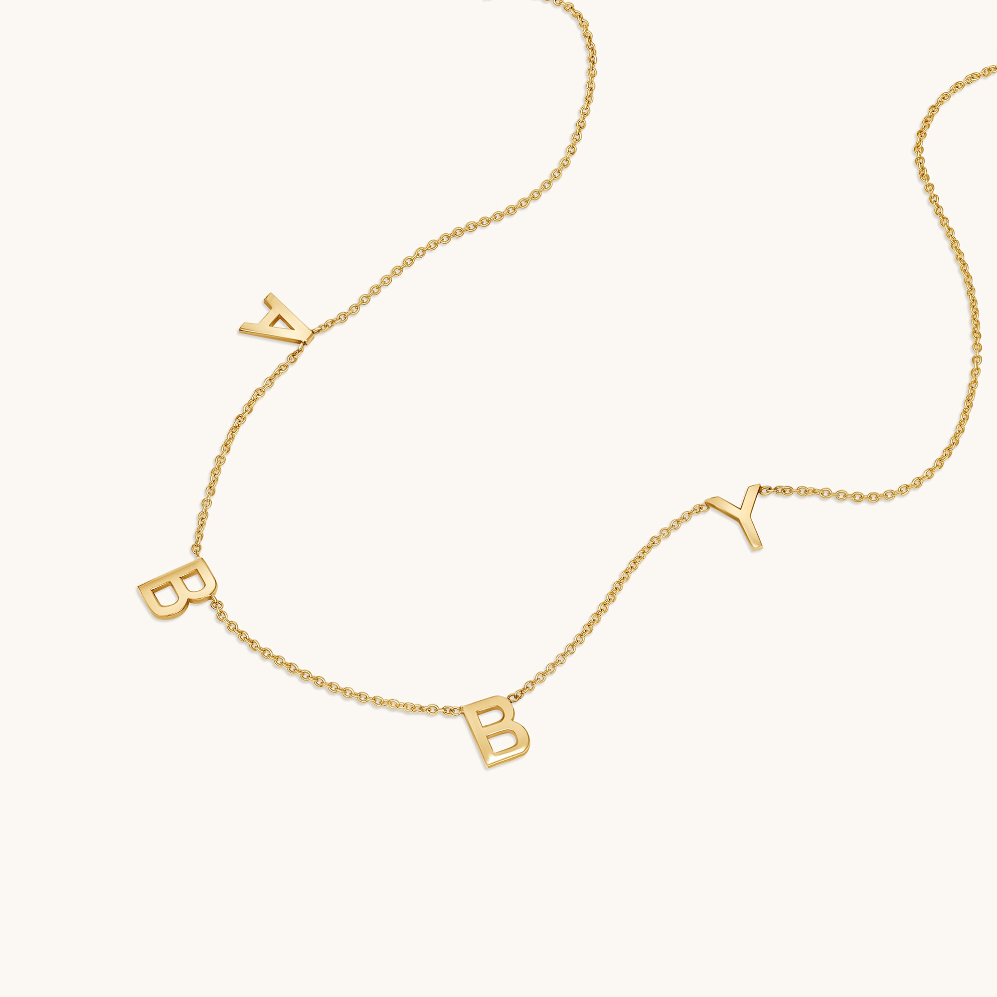 Spaced Name Necklace - Happy Jewelers Fine Jewelry Lifetime Warranty