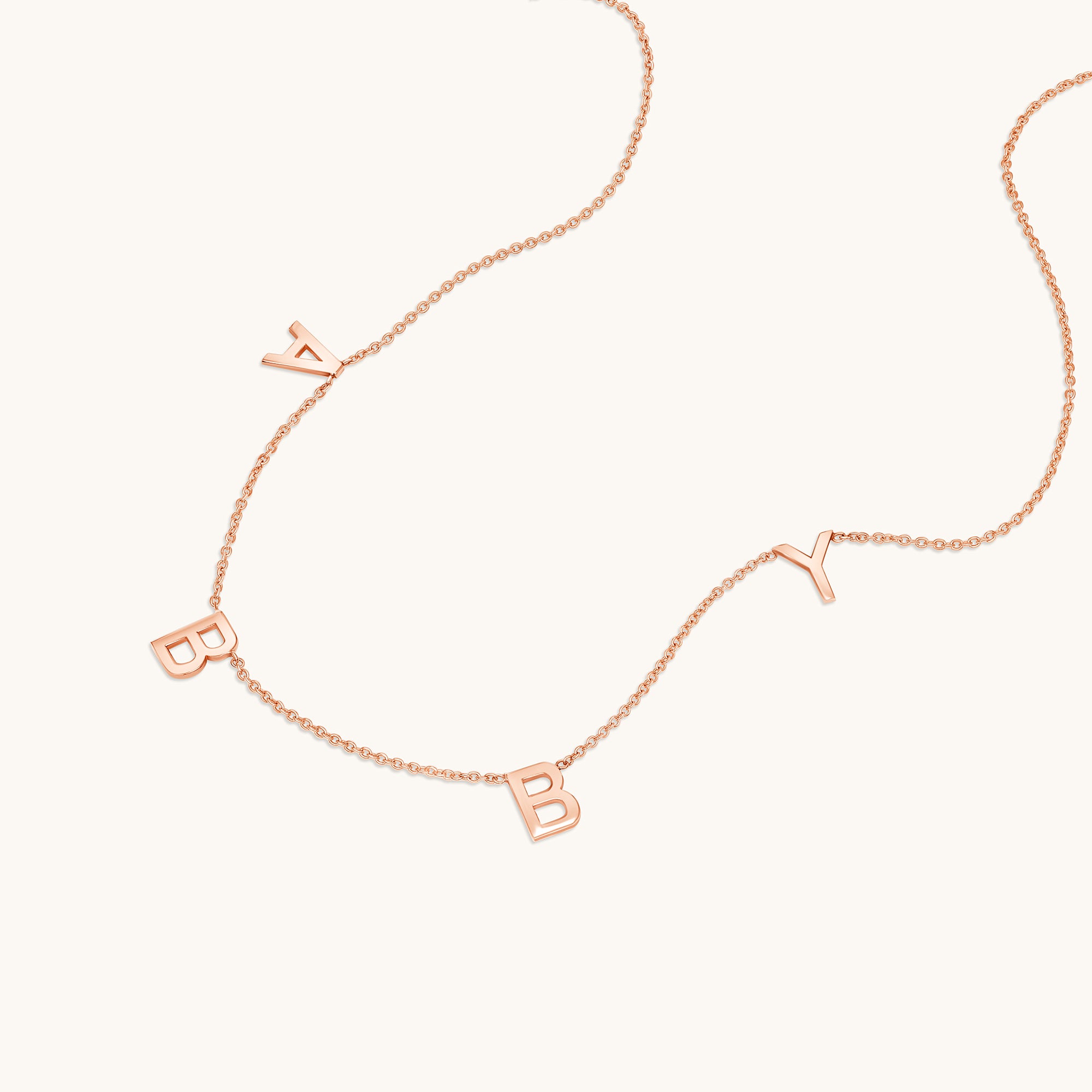 Spaced Name Necklace - Happy Jewelers Fine Jewelry Lifetime Warranty