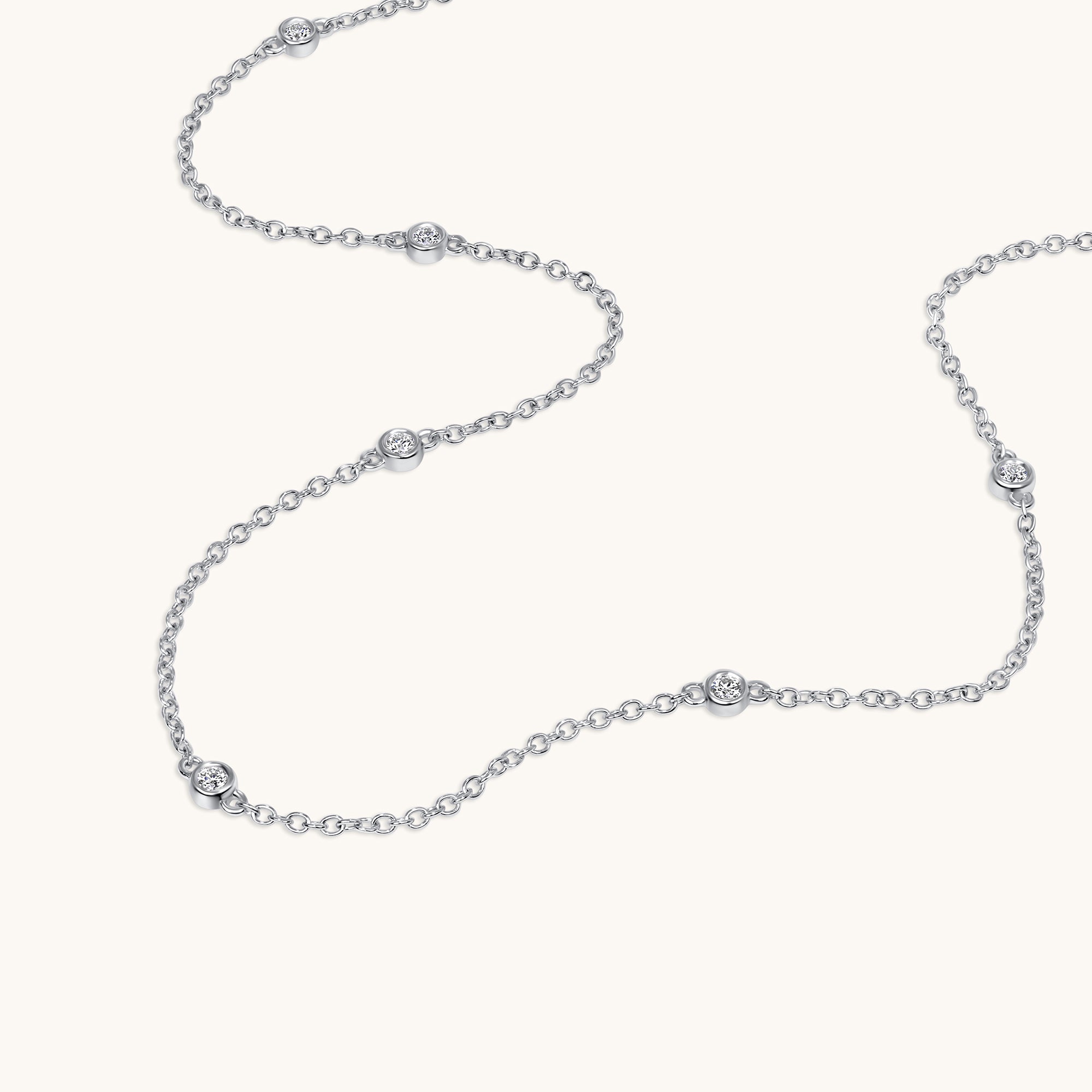 Diamond Bezel Necklace - Happy Jewelers Fine Jewelry Lifetime Warranty