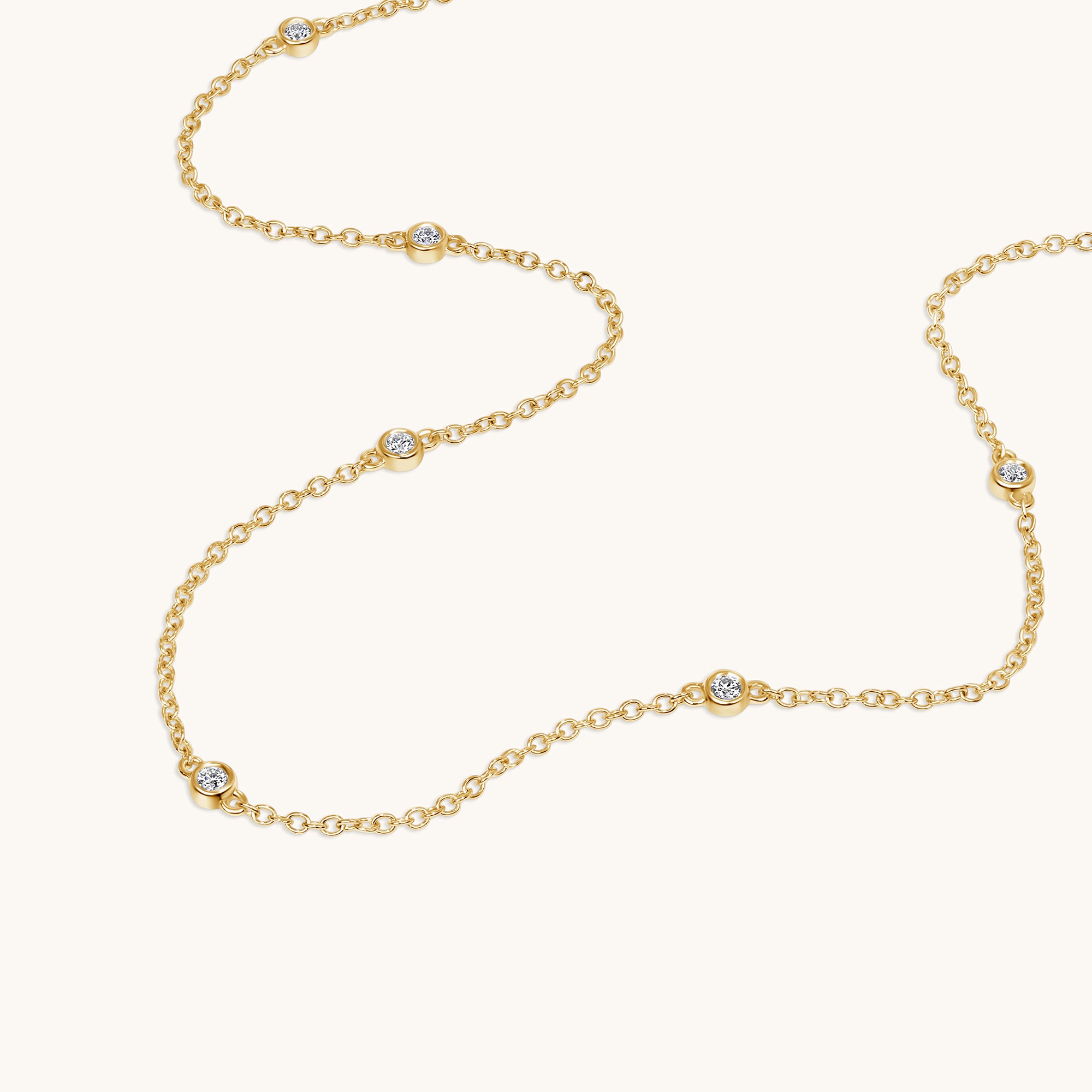 Diamond Bezel Necklace - Happy Jewelers Fine Jewelry Lifetime Warranty