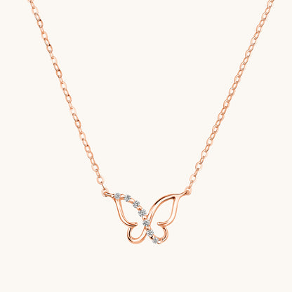 Dainty Diamond Butterfly Necklace - Happy Jewelers Fine Jewelry Lifetime Warranty