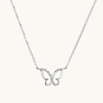 Dainty Diamond Butterfly Necklace - Happy Jewelers Fine Jewelry Lifetime Warranty