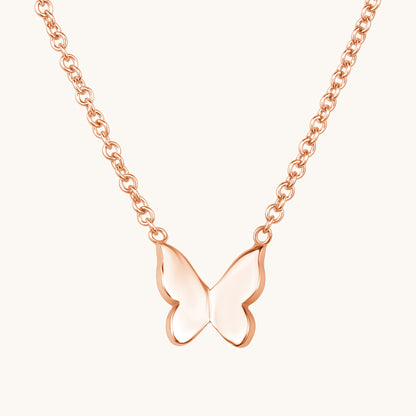 Simple Butterfly Necklace - Happy Jewelers Fine Jewelry Lifetime Warranty
