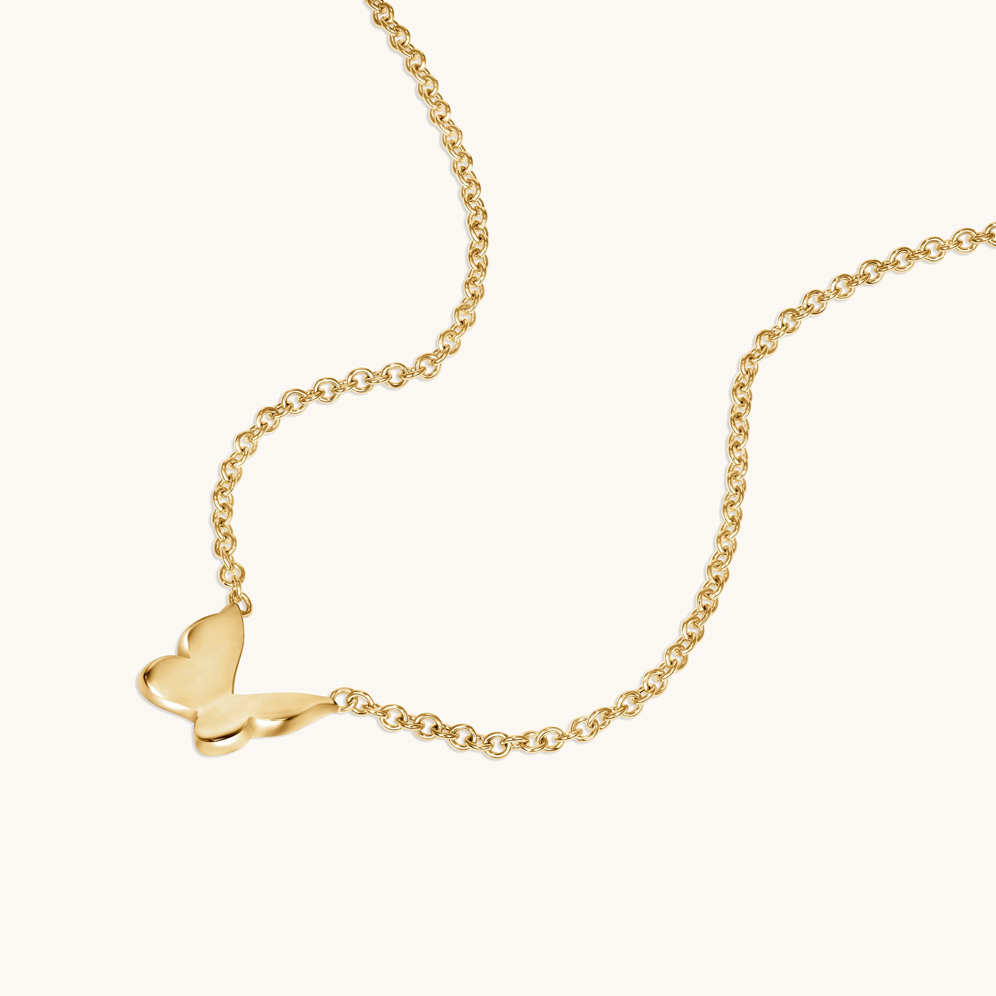 Simple Butterfly Necklace - Happy Jewelers Fine Jewelry Lifetime Warranty