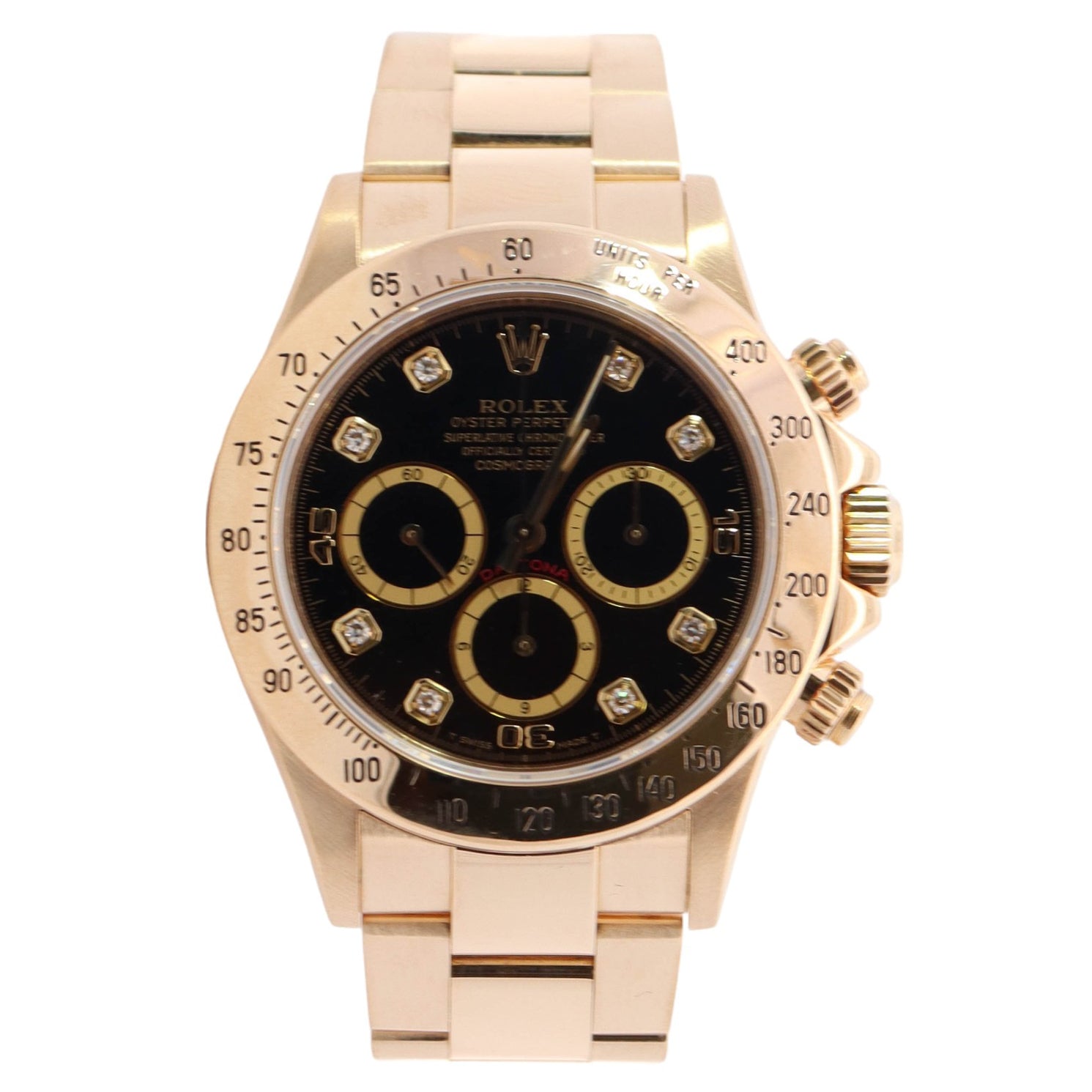 Rolex Daytona 40mm Black Dial Watch Ref# 16528 - Happy Jewelers Fine Jewelry Lifetime Warranty
