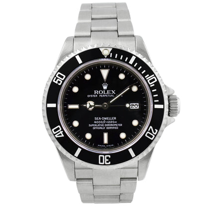 Rolex Sea-Dweller 40mm Black Dial Watch Ref# 16600 - Happy Jewelers Fine Jewelry Lifetime Warranty