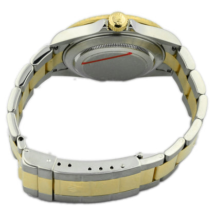 Rolex Submariner Two Tone Yellow Gold & Steel 40mm Blue Dot Dial Watch Reference#: 16613 - Happy Jewelers Fine Jewelry Lifetime Warranty