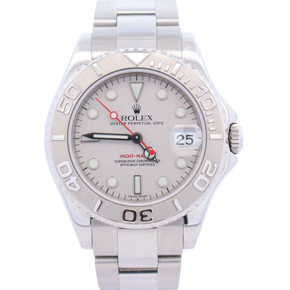 Rolex Yacht-Master 40mm Platinum Dial Watch Ref# 16622 - Happy Jewelers Fine Jewelry Lifetime Warranty