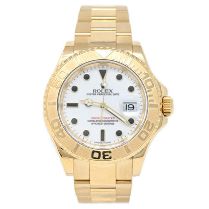 Rolex Yacht-Master 40mm White Dial Watch Ref# 16628 - Happy Jewelers Fine Jewelry Lifetime Warranty