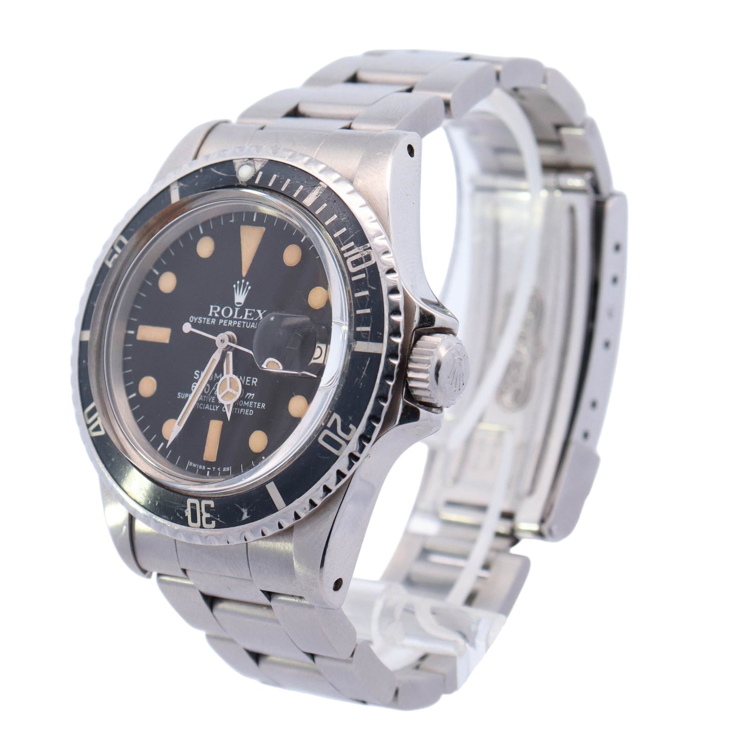 Rolex Submariner Stainless Steel 40mm Black Dot Dial Watch Reference# 1680 - Happy Jewelers Fine Jewelry Lifetime Warranty
