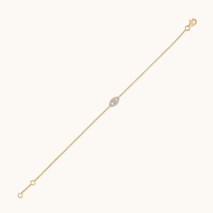 Diamond Evil Eye Bracelet