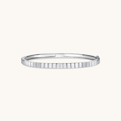 Solid Gold Fluted Bangle - Happy Jewelers Fine Jewelry Lifetime Warranty