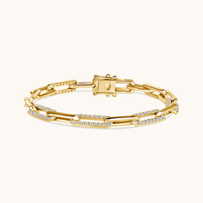 Diamond Linked Up Bracelet - Happy Jewelers Fine Jewelry Lifetime Warranty