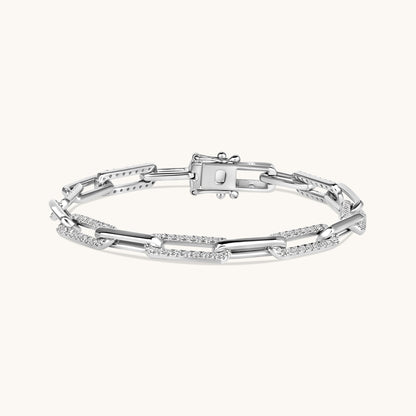 Diamond Linked Up Bracelet - Happy Jewelers Fine Jewelry Lifetime Warranty