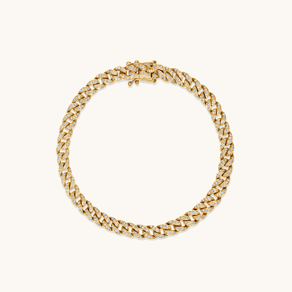 Mini Diamond Cuban Bracelet - Happy Jewelers Fine Jewelry Lifetime Warranty
