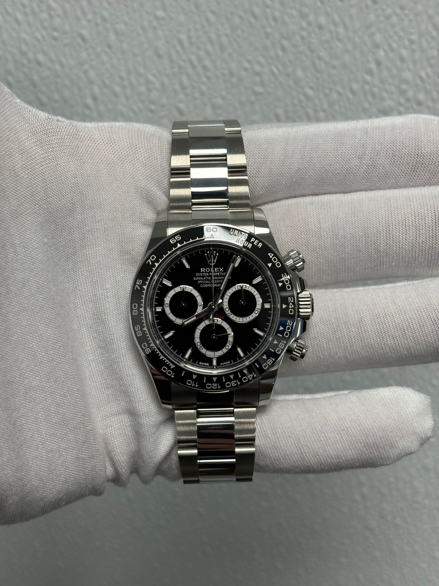 Rolex Daytona Stainless Steel 40mm Black Stick Dot Dial Watch Reference# 126500LN - Happy Jewelers Fine Jewelry Lifetime Warranty