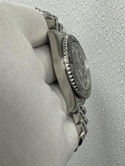 Rolex GMT Master II Stainless Steel 40mm Black Dot Dial Watch Reference #: 126710GRNR - Happy Jewelers Fine Jewelry Lifetime Warranty