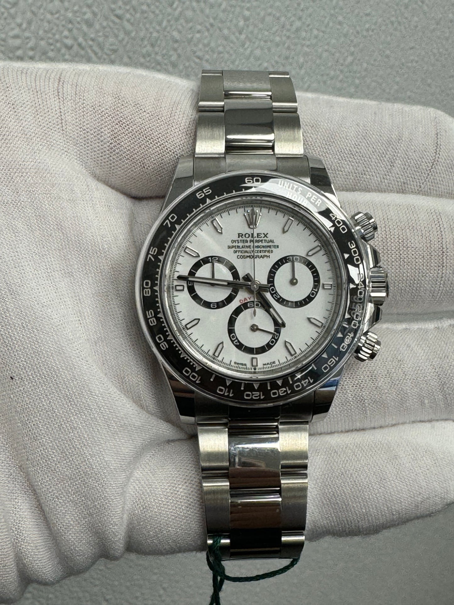 Rolex Daytona "Panda" Stainless Steel 40mm White Chronograph Stick Dial Watch Reference #: 126500LN - Happy Jewelers Fine Jewelry Lifetime Warranty
