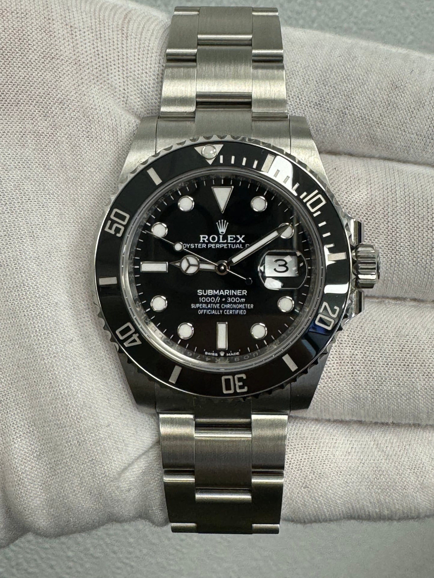 Rolex Submariner Stainless Steel 41mm Black Dot Dial Watch Reference #: 126610LN - Happy Jewelers Fine Jewelry Lifetime Warranty