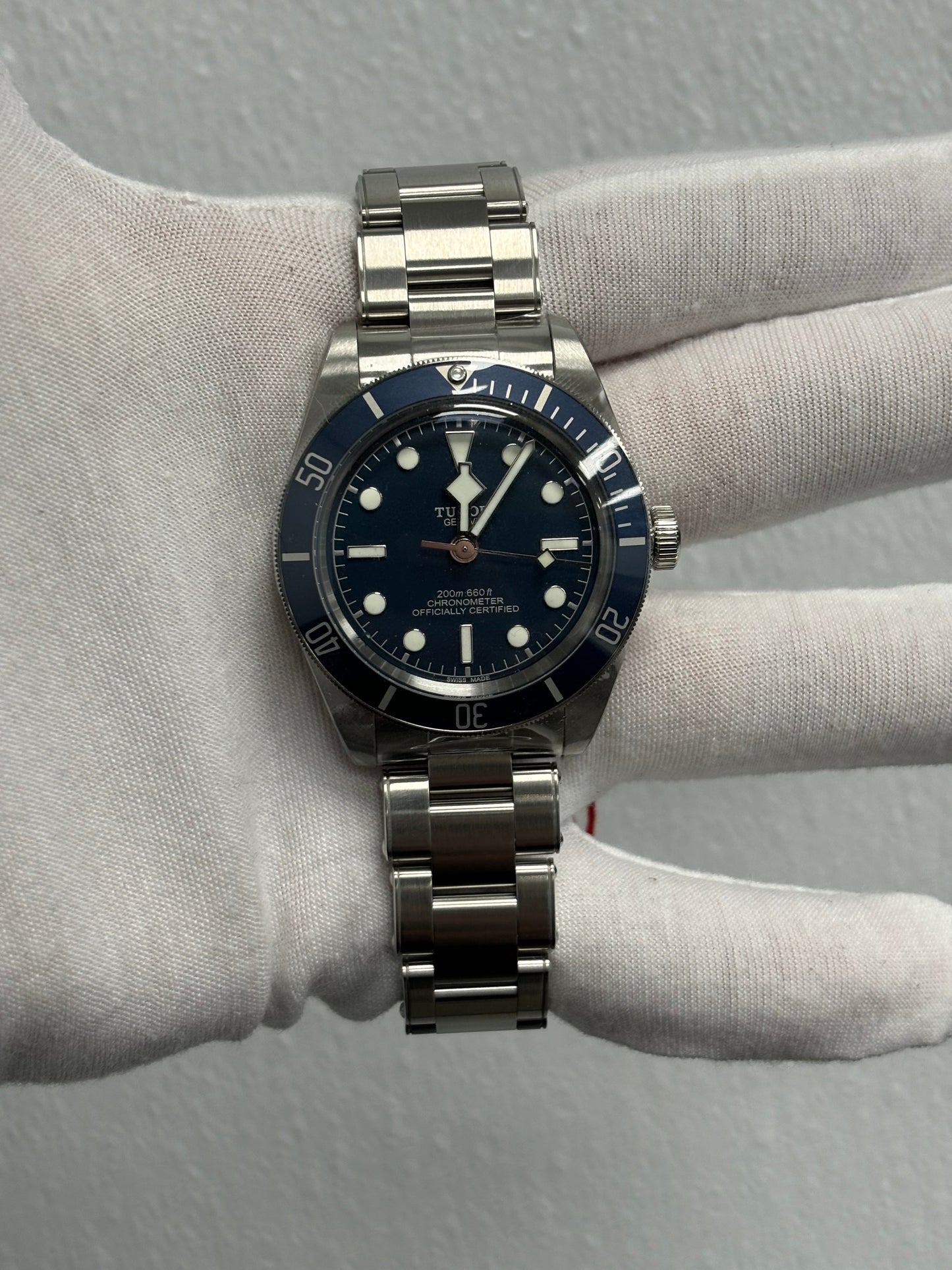 Tudor Black Bay Fifty-Eight Stainless Steel 39mm Blue Dot Dial Watch Reference# 79030B - Happy Jewelers Fine Jewelry Lifetime Warranty