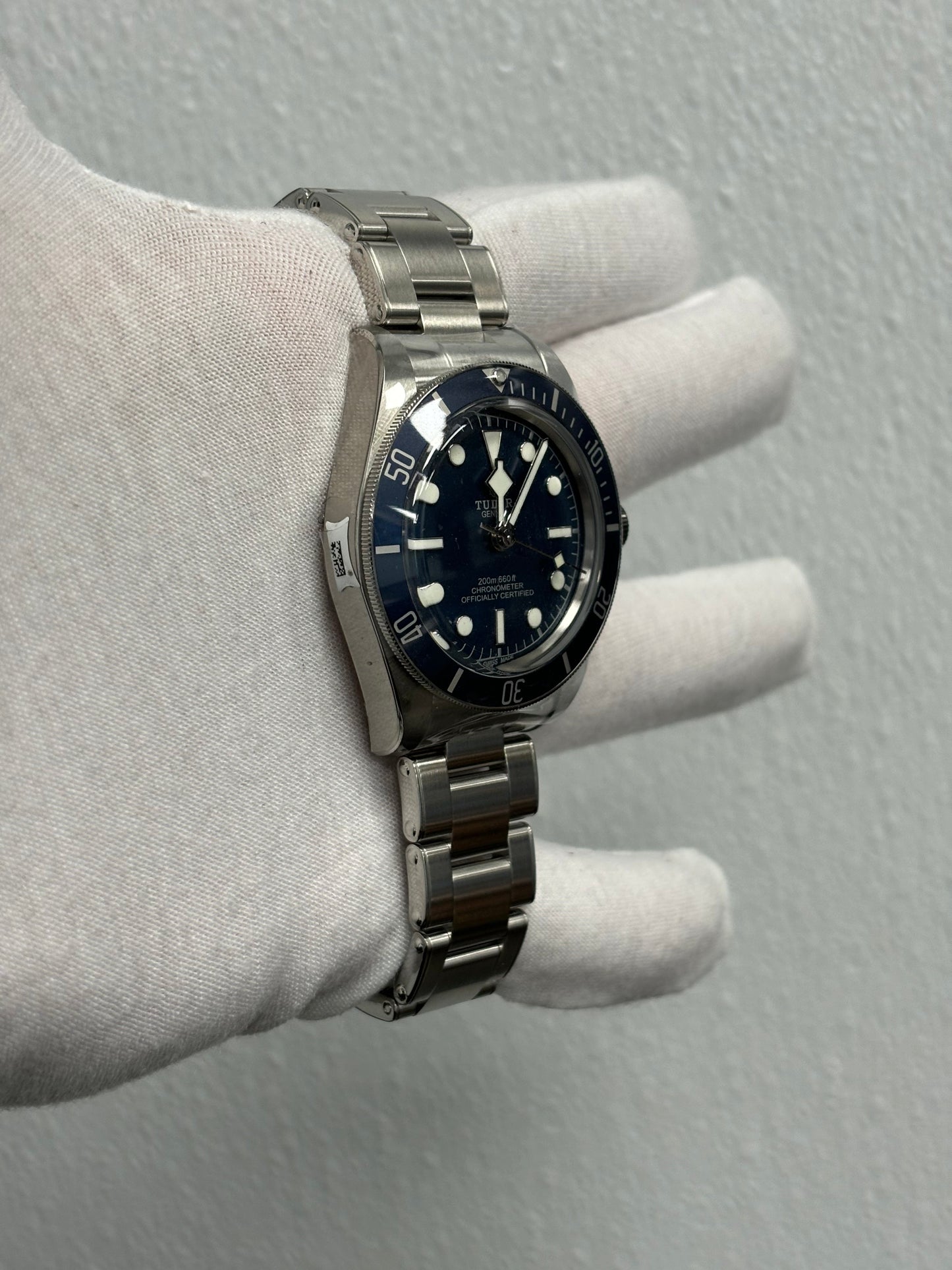 Tudor Black Bay Fifty-Eight Stainless Steel 39mm Blue Dot Dial Watch Reference# 79030B - Happy Jewelers Fine Jewelry Lifetime Warranty