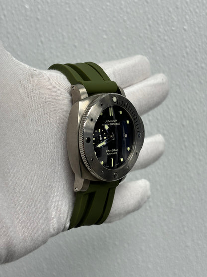 Panerai Luminor Submersible Titanium 47mm Black Dot Dial Watch Reference# PAM00305 - Happy Jewelers Fine Jewelry Lifetime Warranty