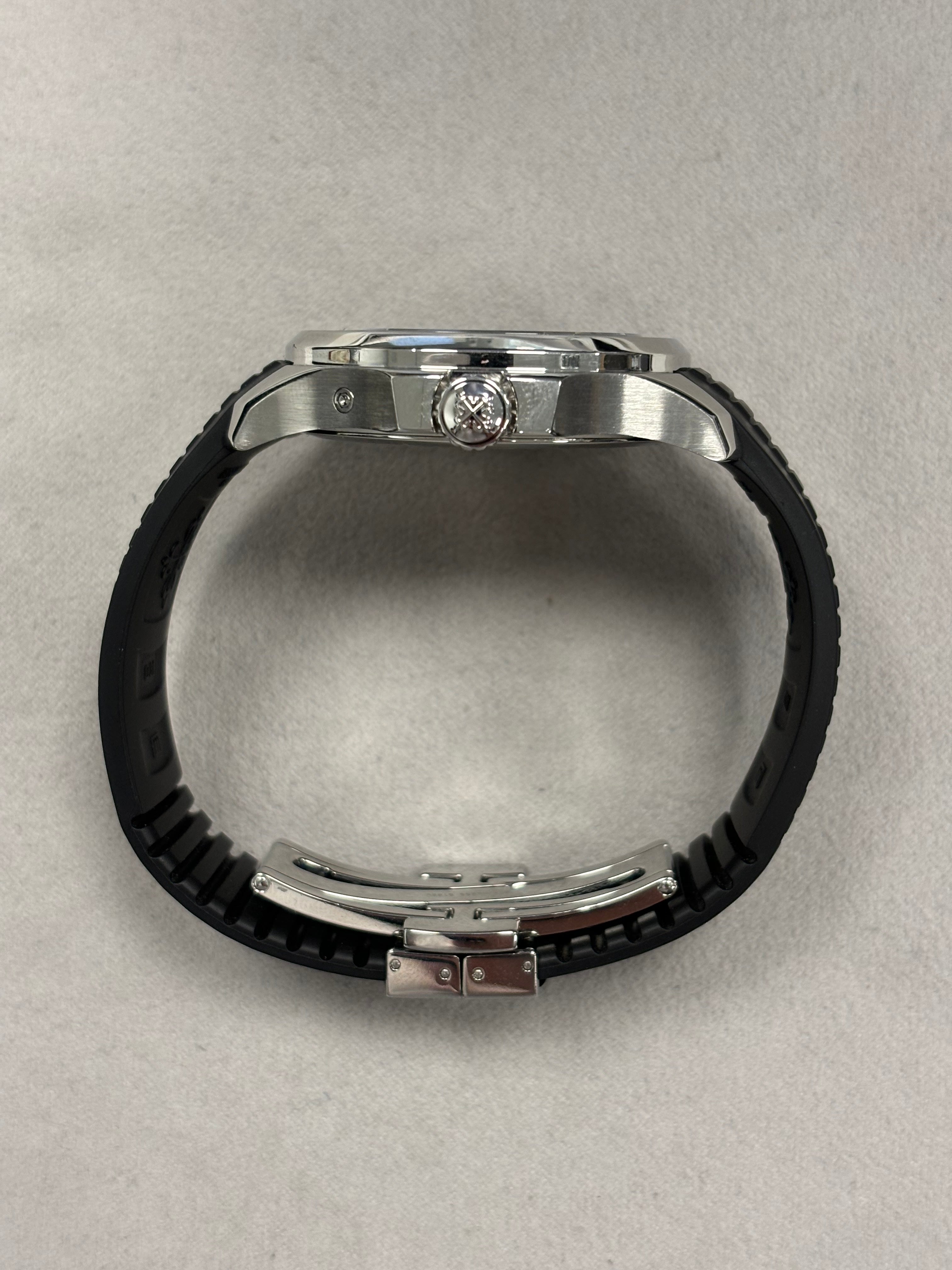 Patek Philippe Aquanaut Travel Time Stainless Steel 40mm Black Arabic Dial Watch Reference# 5164A-001 - Happy Jewelers Fine Jewelry Lifetime Warranty