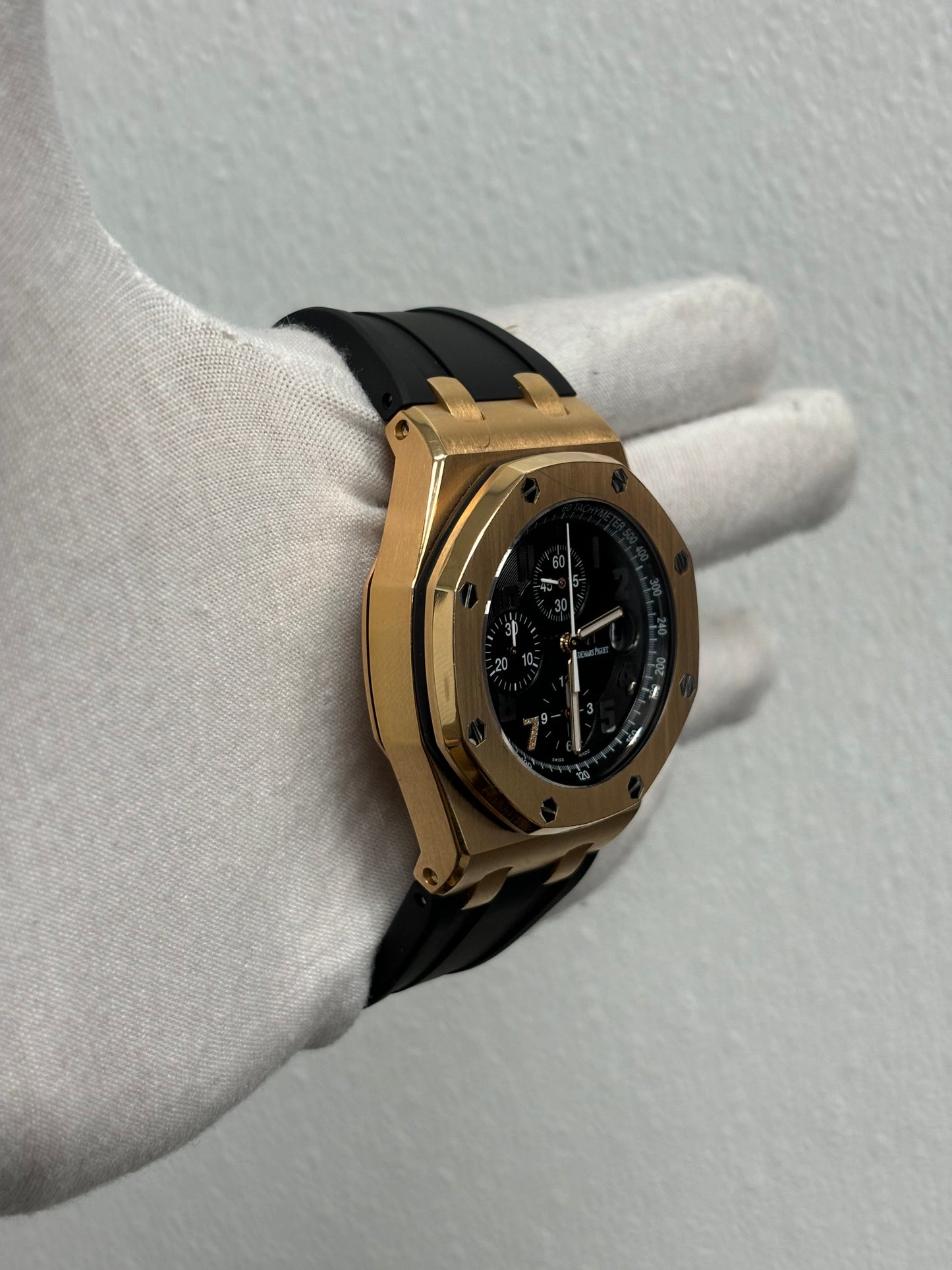 Audemars Piguet Royal Oak Offshore "Ginza" Rose Gold 42mm Black Chronograph Dial Watch Reference#  26180OR.OOD101CR.01