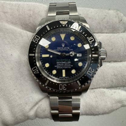 Rolex DeepSea 44mm Blue/Black Dial Ref# 116660 - Happy Jewelers Fine Jewelry Lifetime Warranty
