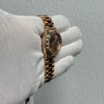 Rolex Datejust 28mm Sundust Dial Ref# 279175 - Happy Jewelers Fine Jewelry Lifetime Warranty