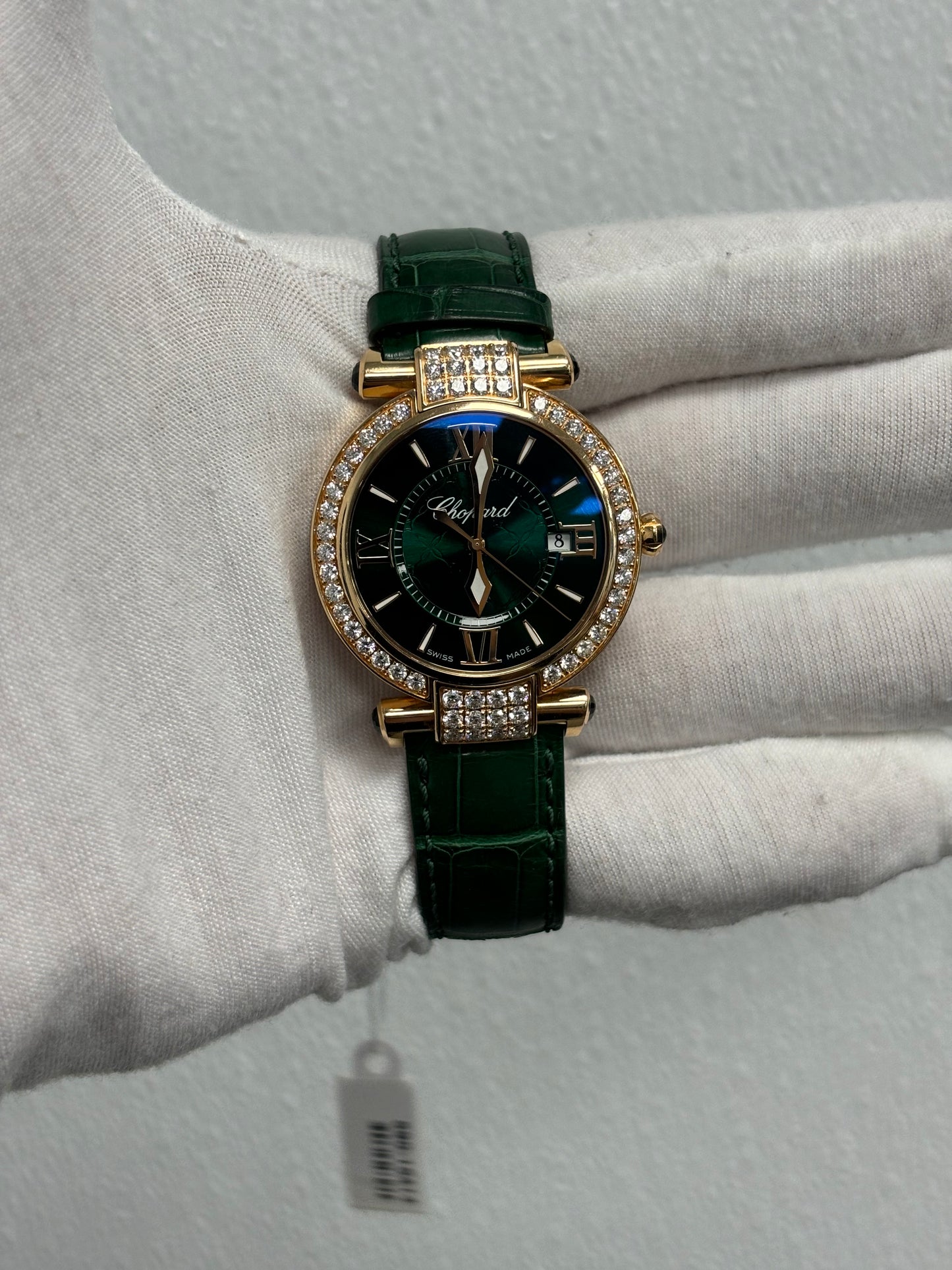 Chopard Imperiale 36mm Green Dial Ref# 384221-5013
