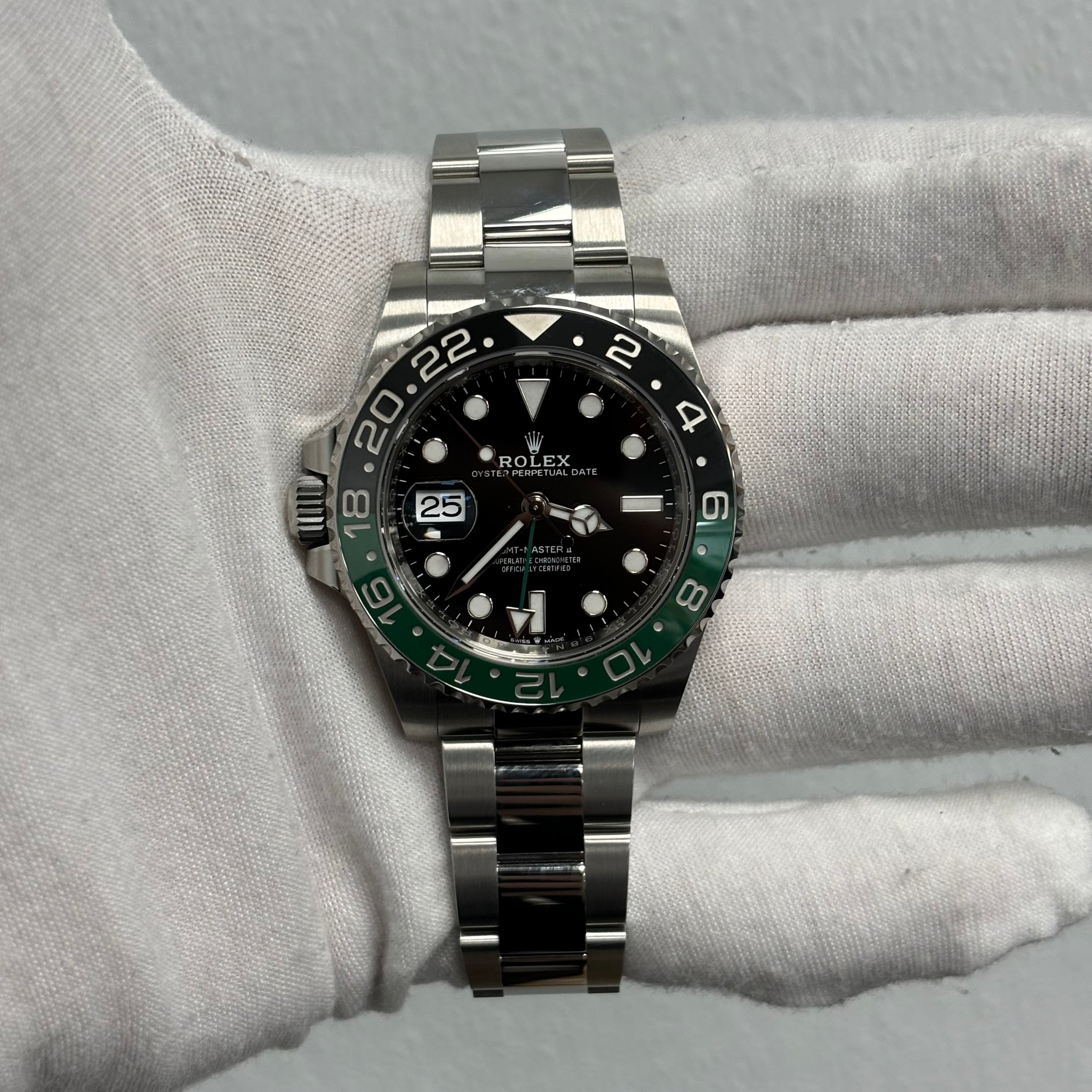 Rolex GMT-Master II 40mm Black Dial# 126720VTNR - Happy Jewelers Fine Jewelry Lifetime Warranty