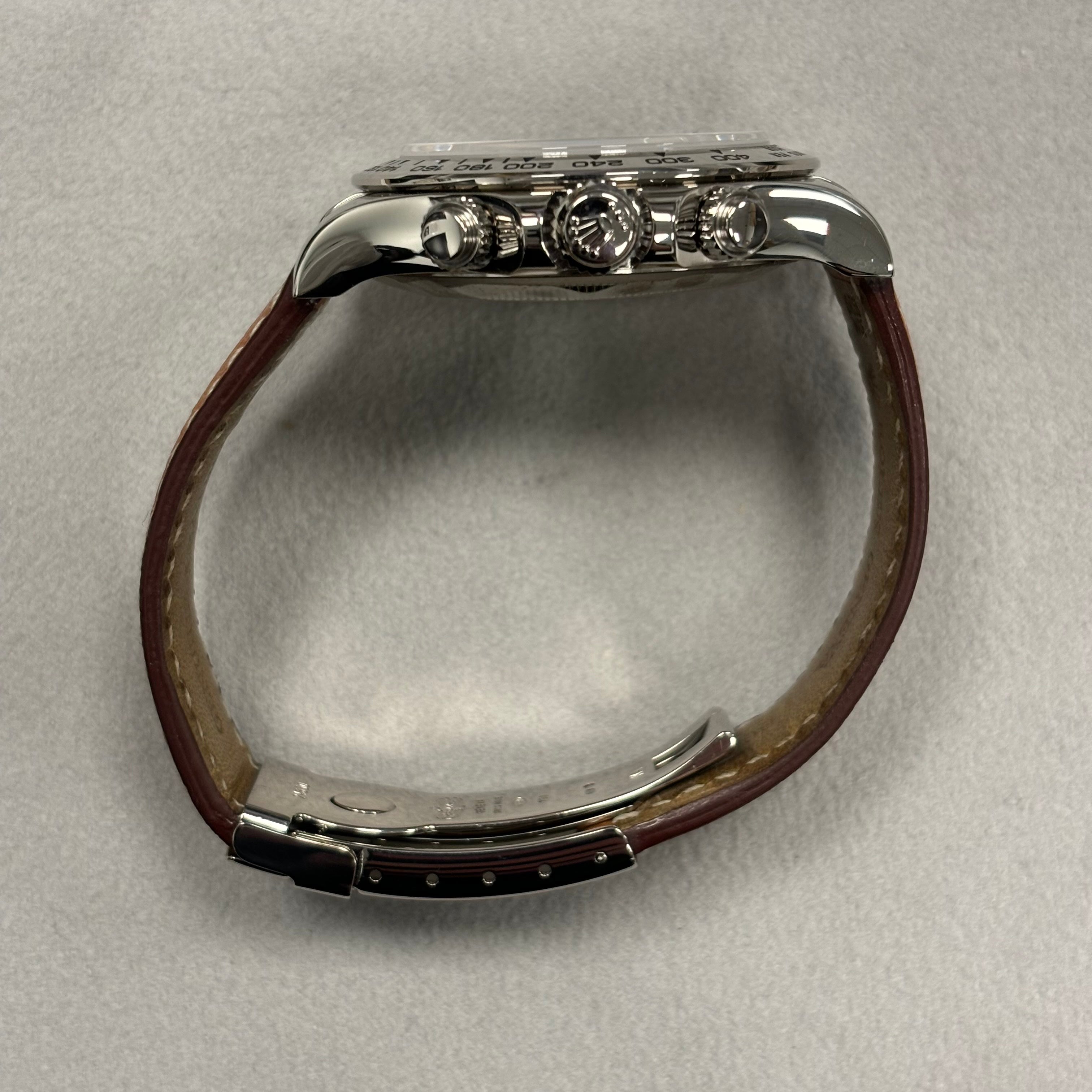 Rolex Daytona White Gold 40mm Meteorite Chronograph Roman Dial Watch Reference# 116519 - Happy Jewelers Fine Jewelry Lifetime Warranty