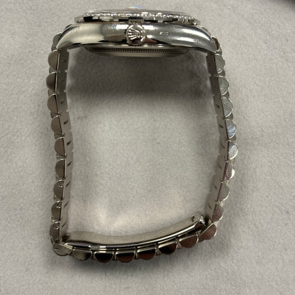 Rolex Day-Date 36mm Blue Dial Watch Ref# 128349RBR - Happy Jewelers Fine Jewelry Lifetime Warranty