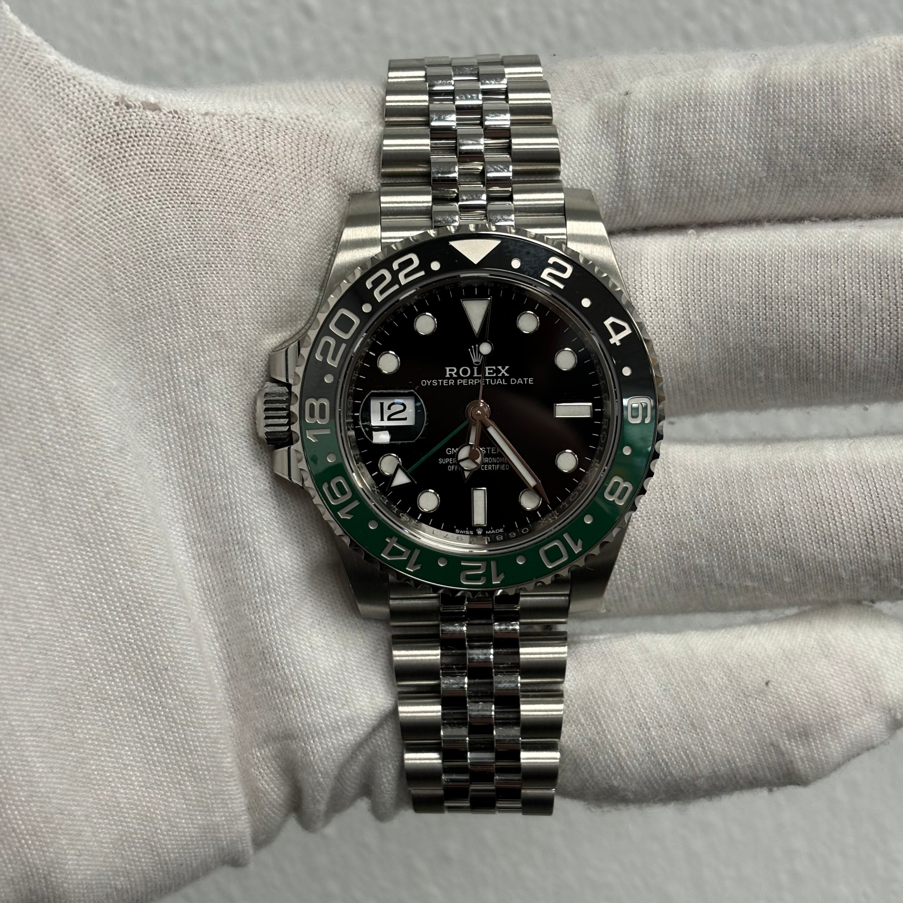 Rolex GMT-Master II 40mm Black Dial Ref# 126720VTNR - Happy Jewelers Fine Jewelry Lifetime Warranty