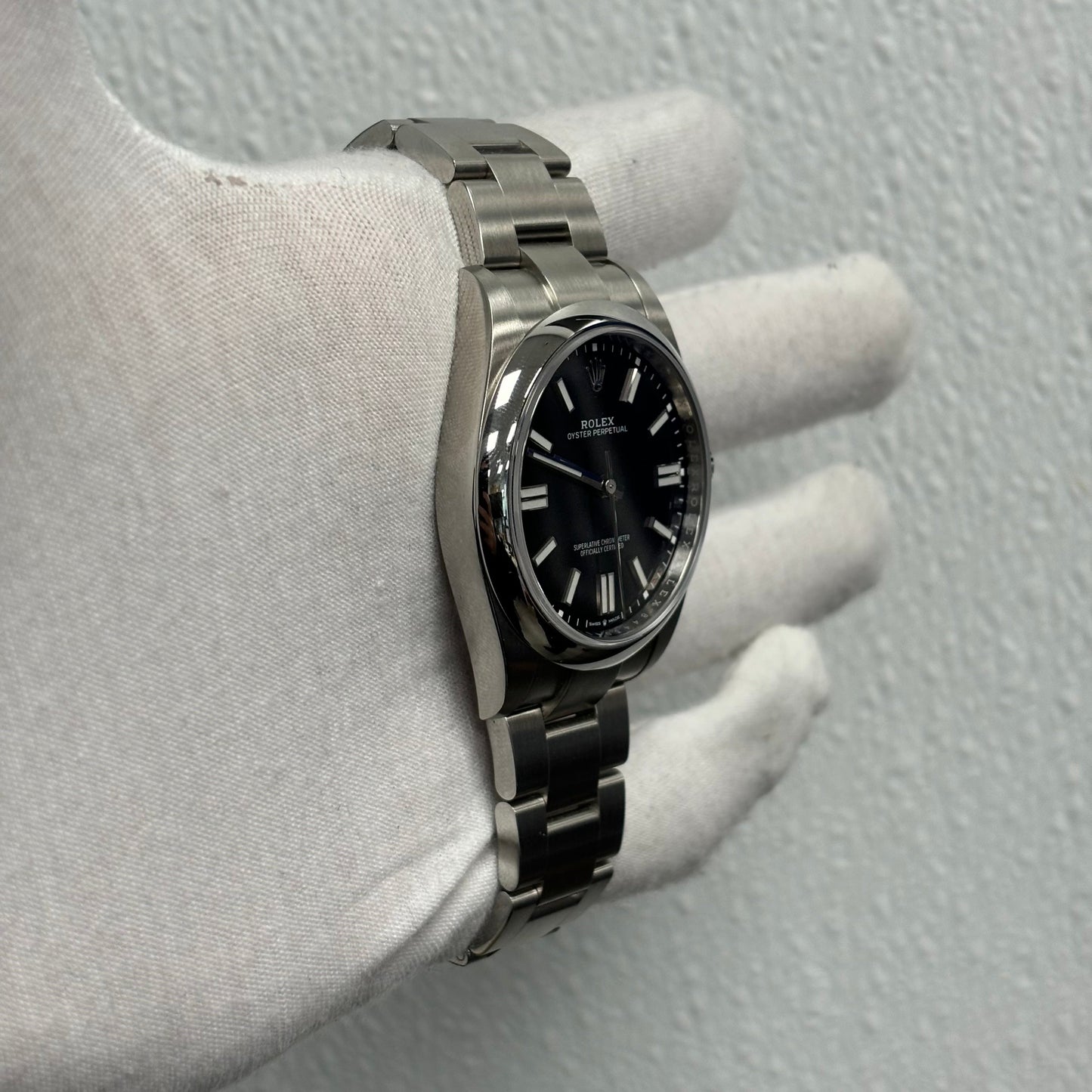 Rolex Oyster Perpetual 41mm Black Dial Ref# 124300