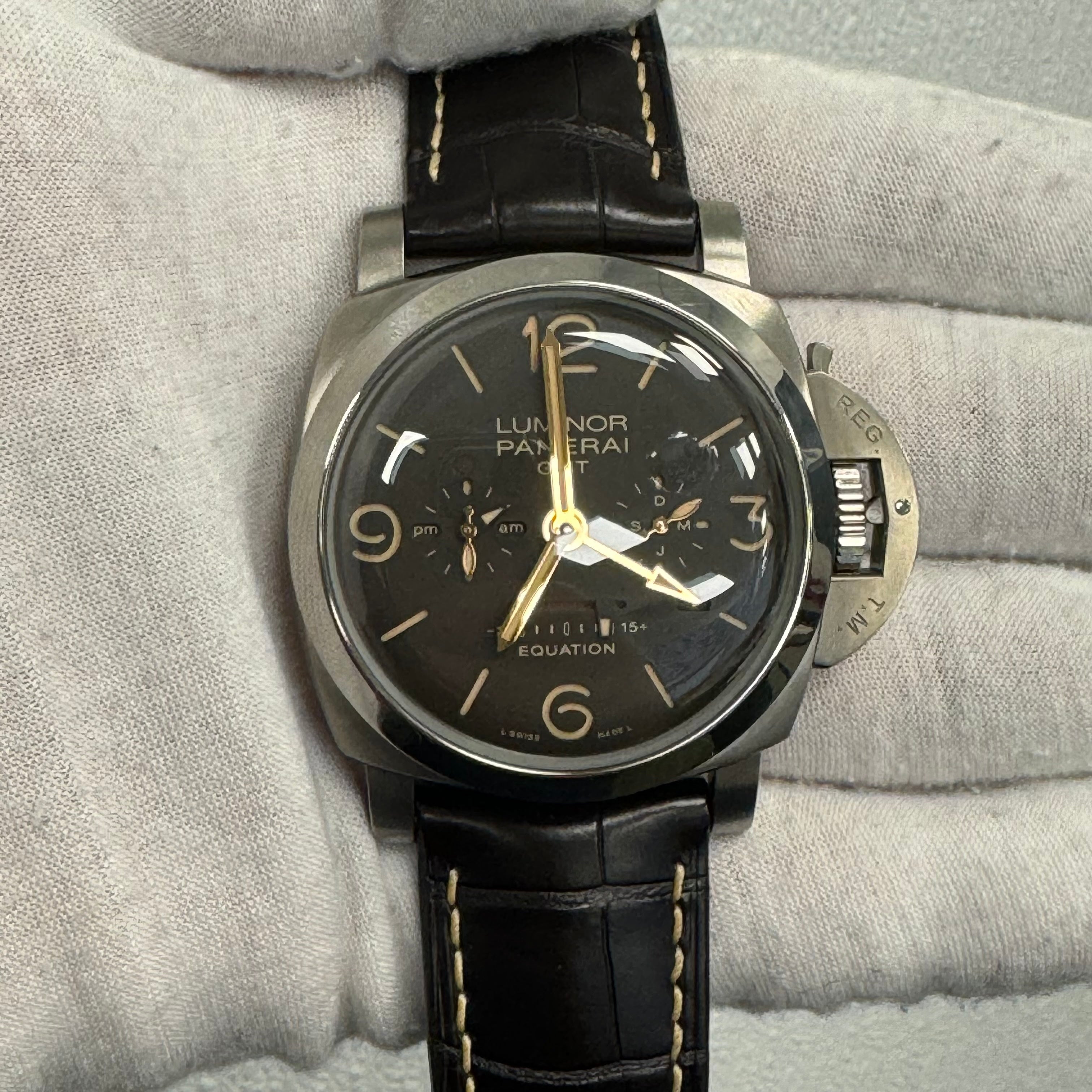 Panerai Luminor 47mm Brown Dial Ref# PAM00656 - Happy Jewelers Fine Jewelry Lifetime Warranty