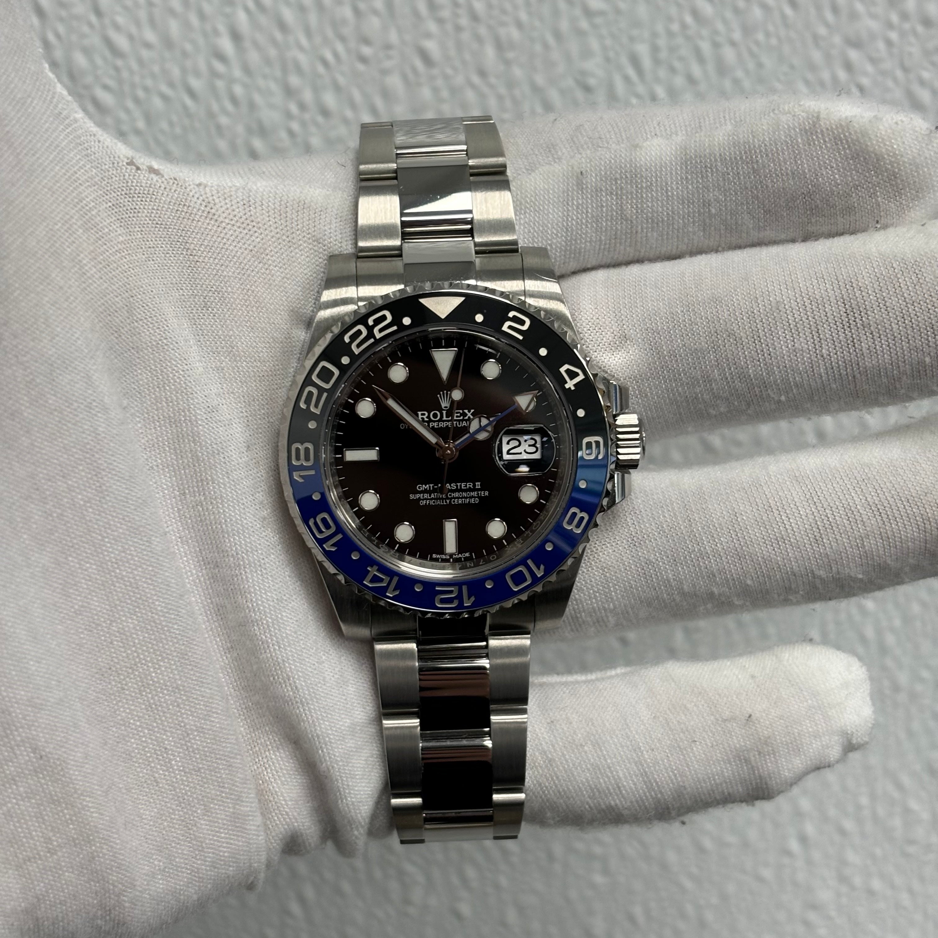 Rolex GMT-Master II 40mm Black Dial Ref# 116710BLRO - Happy Jewelers Fine Jewelry Lifetime Warranty