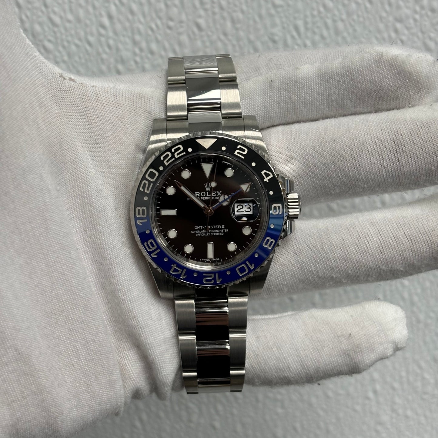 Rolex GMT-Master II 40mm Black Dial Ref# 116710BLRO