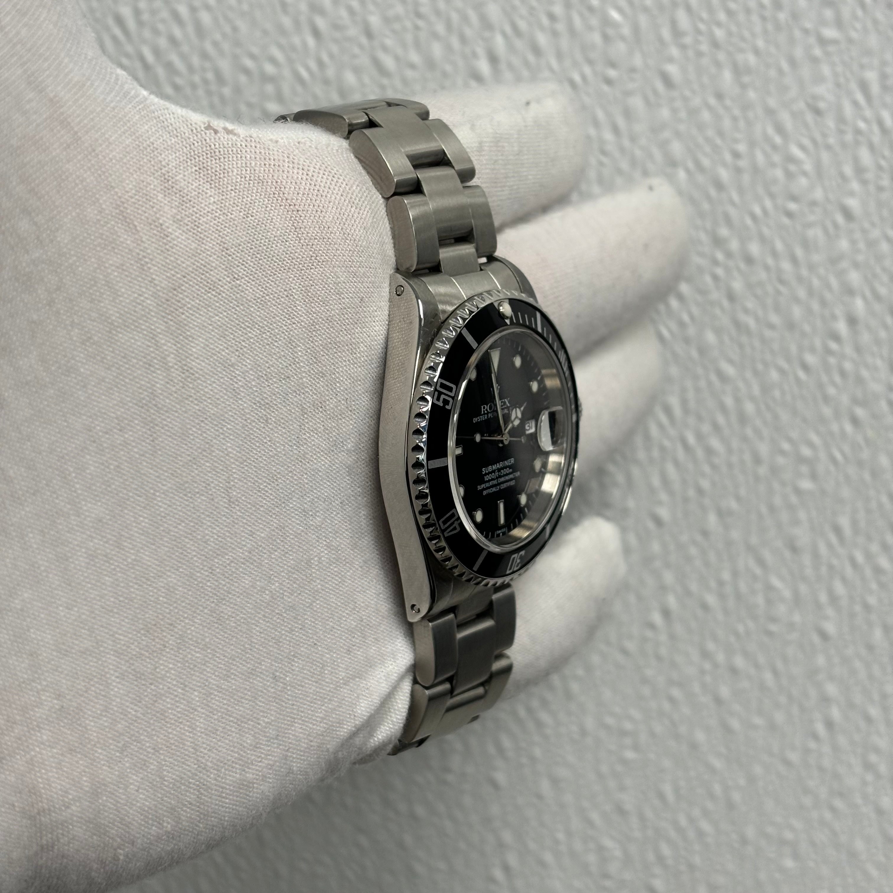 Rolex Submariner 40mm Black Dial Ref# 16610 - Happy Jewelers Fine Jewelry Lifetime Warranty