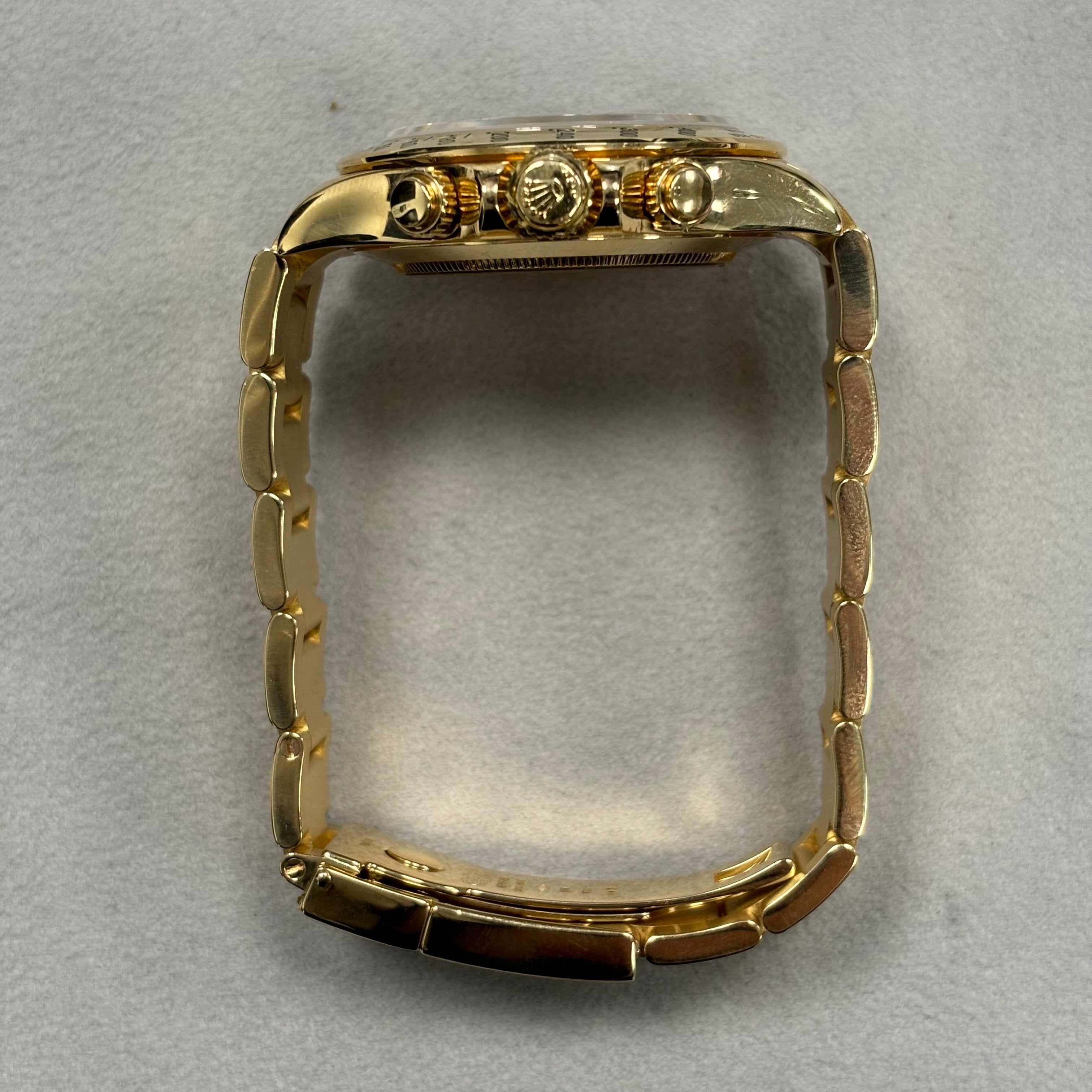 Rolex Daytona 40mm Yellow Dial Ref# 116528 - Happy Jewelers Fine Jewelry Lifetime Warranty