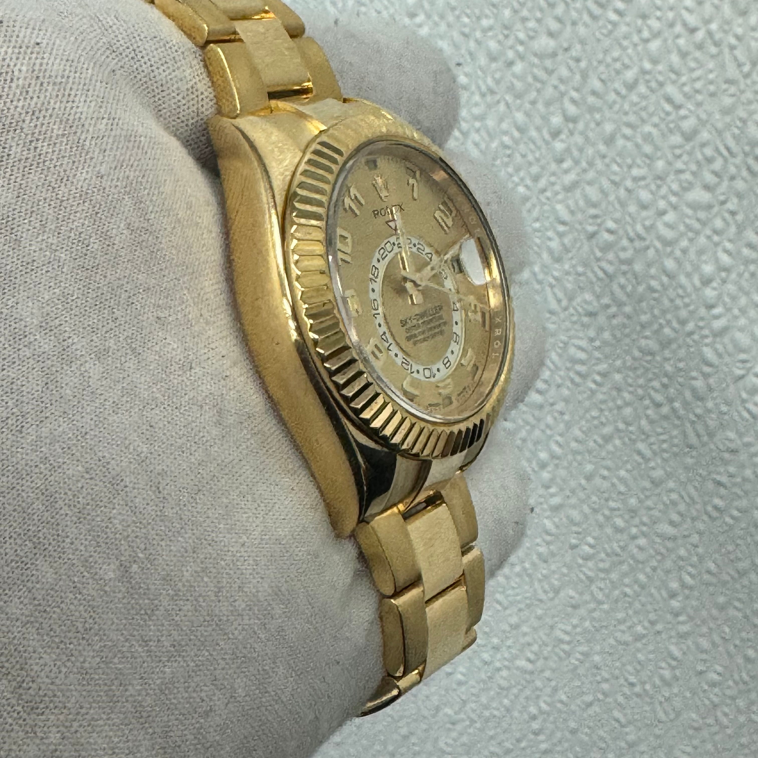 Rolex Sky-Dweller 42mm Champagne Dial Ref# 326938 - Happy Jewelers Fine Jewelry Lifetime Warranty