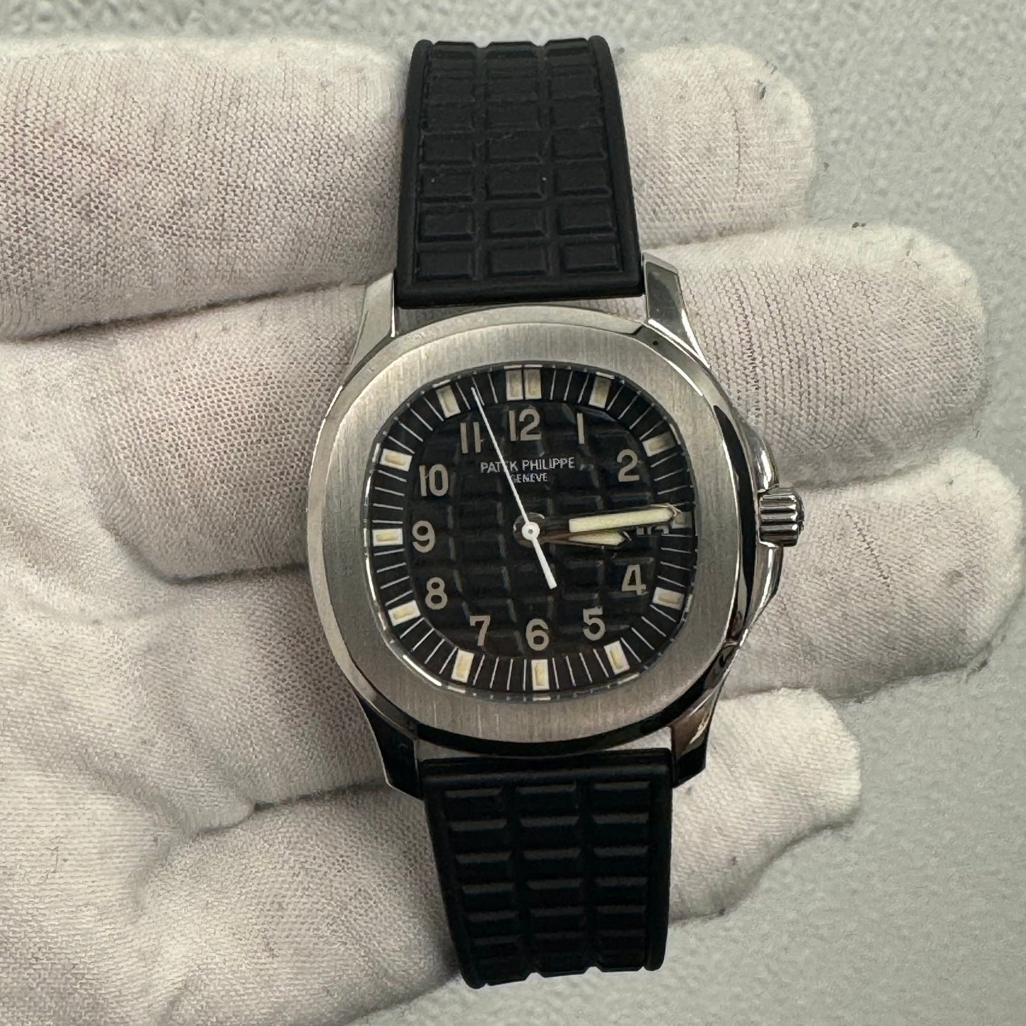 Patek Philippe Aquanaut 36mm Black Dial Ref# 5064A-001