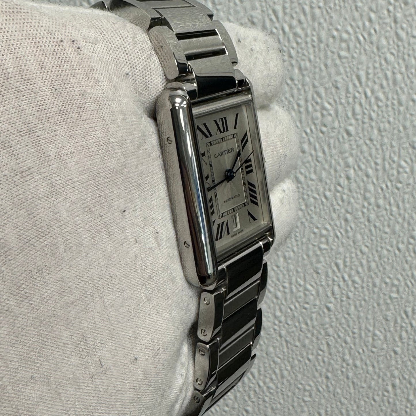 Cartier Tank 41x31mm Silver Dial Ref# WSTA0053