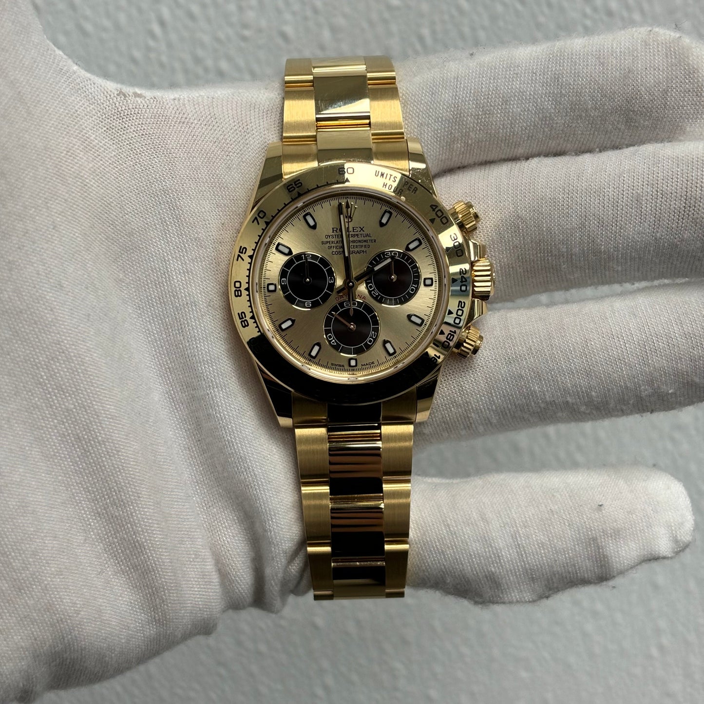 Rolex Daytona 40mm Champagne Dial Ref# 116508